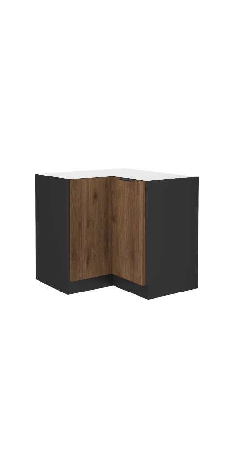 ROYAL24_MARKT Eckunterschrank - Design für jedes Zuhause Jetzt erleben (Küchenunterschrank, 1-St., Premium - 90X90 DN 2F BB - MONZA) Funktion trifft Ästhetik - Möbel mit Mehrwert. von ROYAL24_MARKT