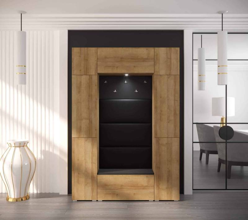 ROYAL24_MARKT Garderobenschrank mit stilvoller Organisation. (Komplett Set, 16-St., Smart GF85) Eleganter Kleiderschrank - Praktisch - Premium Qualität von ROYAL24_MARKT
