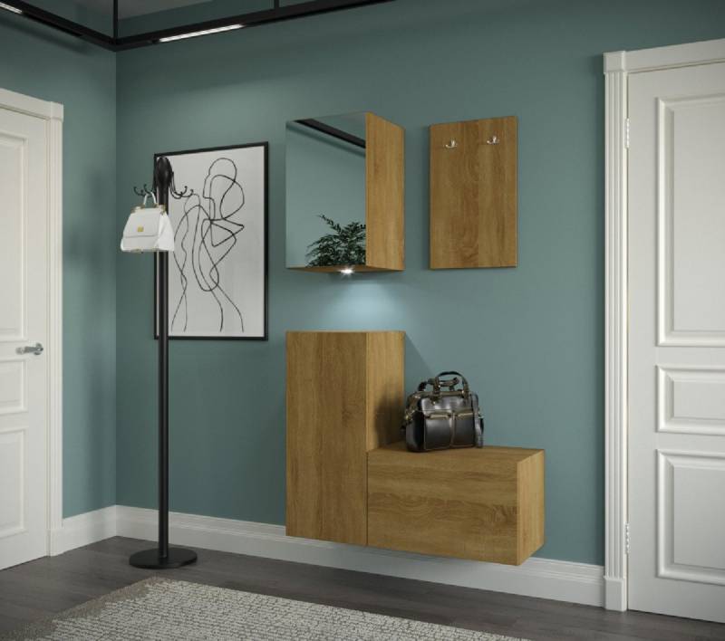 ROYAL24_MARKT Garderobenschrank - Verwandeln Sie Ihr Zuhause mit unserer exquisiten Möbelkollektion. (Komplett Set, 4-St., GF74) Elegante Möbel für Stil und Komfort. von ROYAL24_MARKT