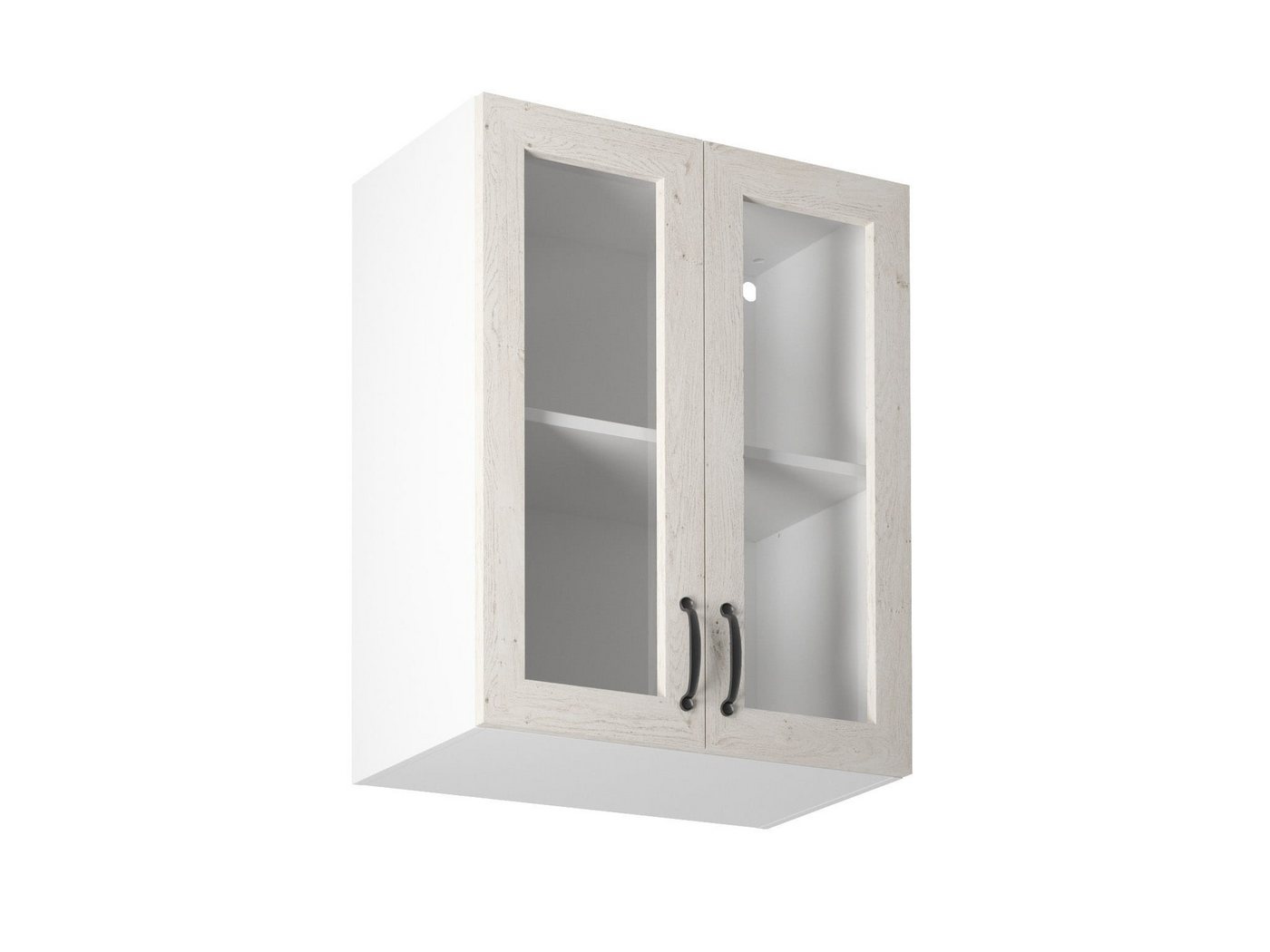 ROYAL24_MARKT Glashängeschrank - Transparente Türen für eine elegante Präsentation (Küche Hängeschrank, 1-St., Royal G60S) Premium – Elegant – Präzise. von ROYAL24_MARKT