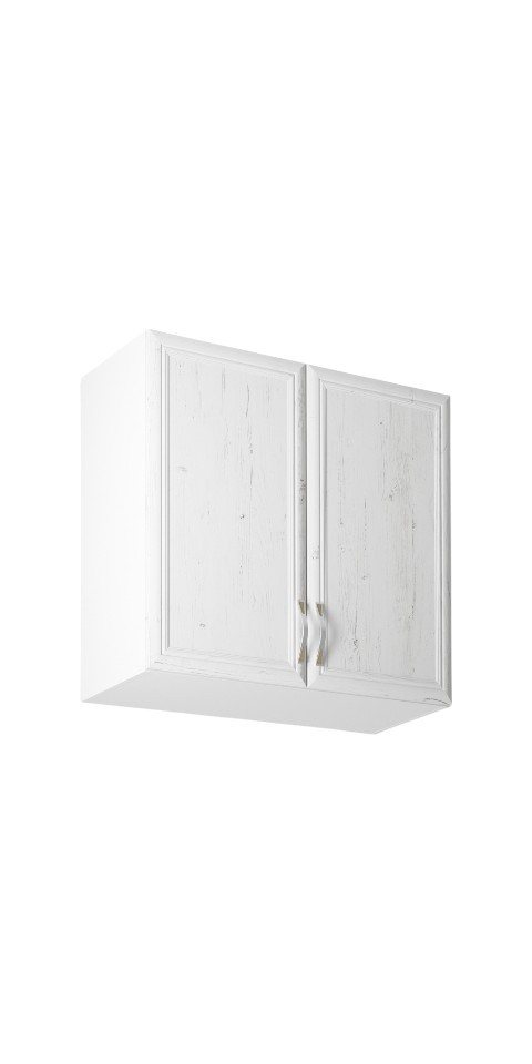 ROYAL24_MARKT Hängeschrank - Charmantes Design für eine gemütliche Atmosphäre. (Hängeschrank, 1-St., Sycylia Weiß G80) Premium Stoffe - Modernes Aussehen - Erstklassig. von ROYAL24_MARKT