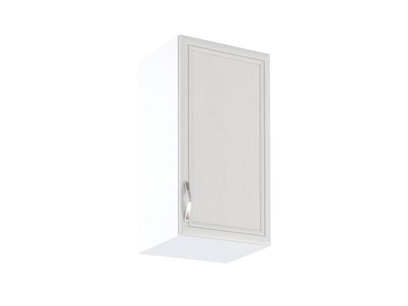 ROYAL24_MARKT Hängeschrank - Ideal zur Aufbewahrung und Präsentation Ihrer Lieblingsstücke. (Hängeschränke, 1-St., Sycylia Weiß G40) Edle Stoffe - Schickes Design - Top Verarbeitung. von ROYAL24_MARKT
