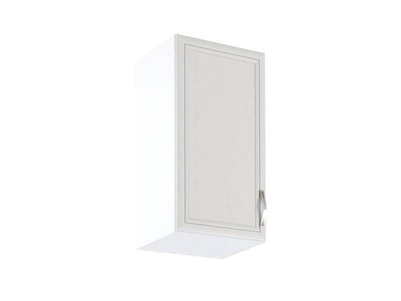 ROYAL24_MARKT Hängeschrank - Ideal zur Aufbewahrung und Präsentation Ihrer Lieblingsstücke. (Hängeschränke, 1-St., Sycylia Weiß G40) Edle Stoffe - Schickes Design - Top Verarbeitung. von ROYAL24_MARKT