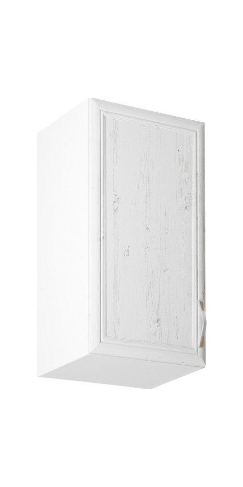 ROYAL24_MARKT Hängeschrank - Ideal zur Aufbewahrung und Präsentation Ihrer Lieblingsstücke. (Hängeschränke, 1-St., Sycylia Weiß G40) Edle Stoffe - Schickes Design - Top Verarbeitung. von ROYAL24_MARKT