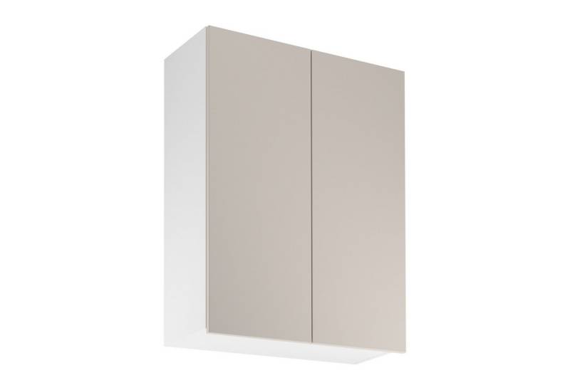 ROYAL24_MARKT Hängeschrank - Praktische Höhe für leichten Zugriff. (Küche Hängeschrank, 1-St., Premium - Sorento Weiß Beige - G80) Edles Design - Top Material - Hochwertig. von ROYAL24_MARKT