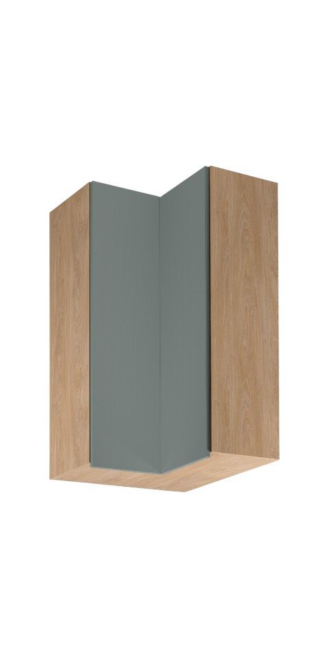 ROYAL24_MARKT Hängeschrank - Schwebende Eleganz in Ihrer Küche. (Küche Hängeschrank, 1-St., Premium - Sorento Grün Sonoma Eiche - G60N2) Feinste Qualität - Modern - Zeitlos. von ROYAL24_MARKT