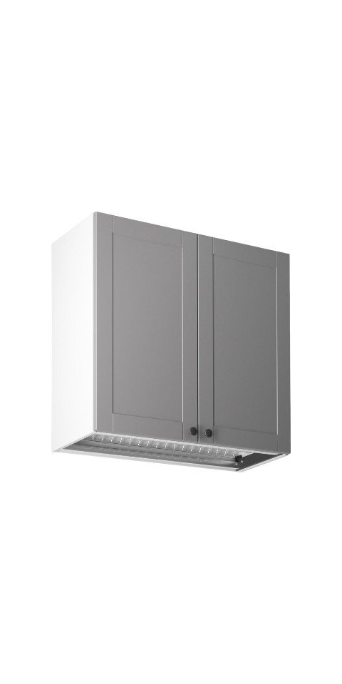 ROYAL24_MARKT Hängeschrank - Stilvolle Präsentation Ihrer Küchenutensilien (Hängeschränk, 1-St., Linea G80C) Edle Stoffe - Schickes Design - Top Verarbeitung. von ROYAL24_MARKT