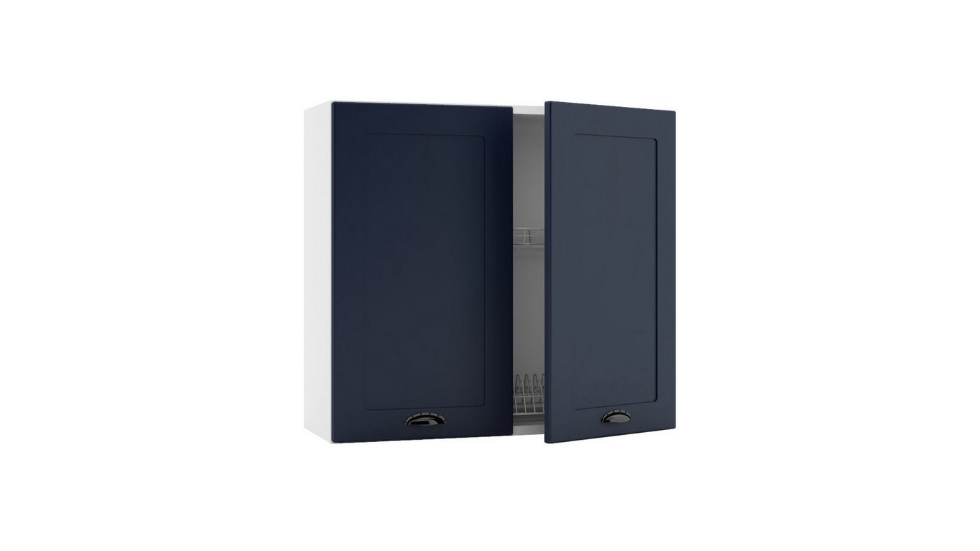 ROYAL24_MARKT Hängeschrank - W80SU(S1500/114) - ADELE - mit Geschirrtrockner (HängeschranK, 1-St., Premium - ADELE) Edles Material - Zeitlos - Elegant von ROYAL24_MARKT