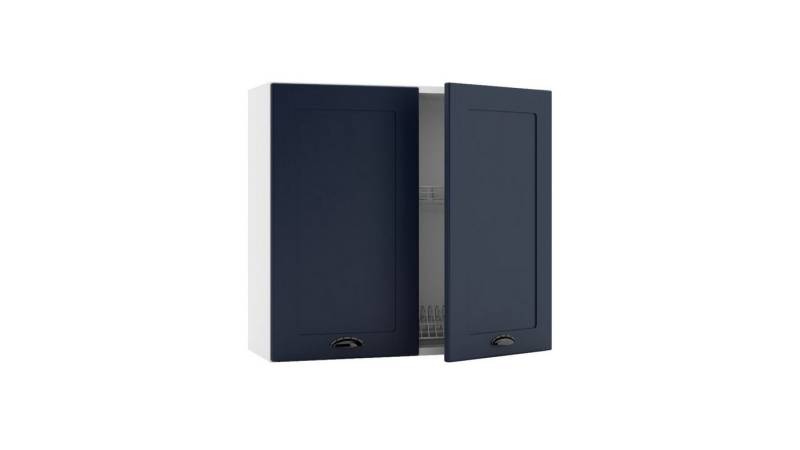 ROYAL24_MARKT Hängeschrank - W80SU(S1500/114) - ADELE - mit Geschirrtrockner (HängeschranK, 1-St., Premium - ADELE) Edles Material - Zeitlos - Elegant von ROYAL24_MARKT