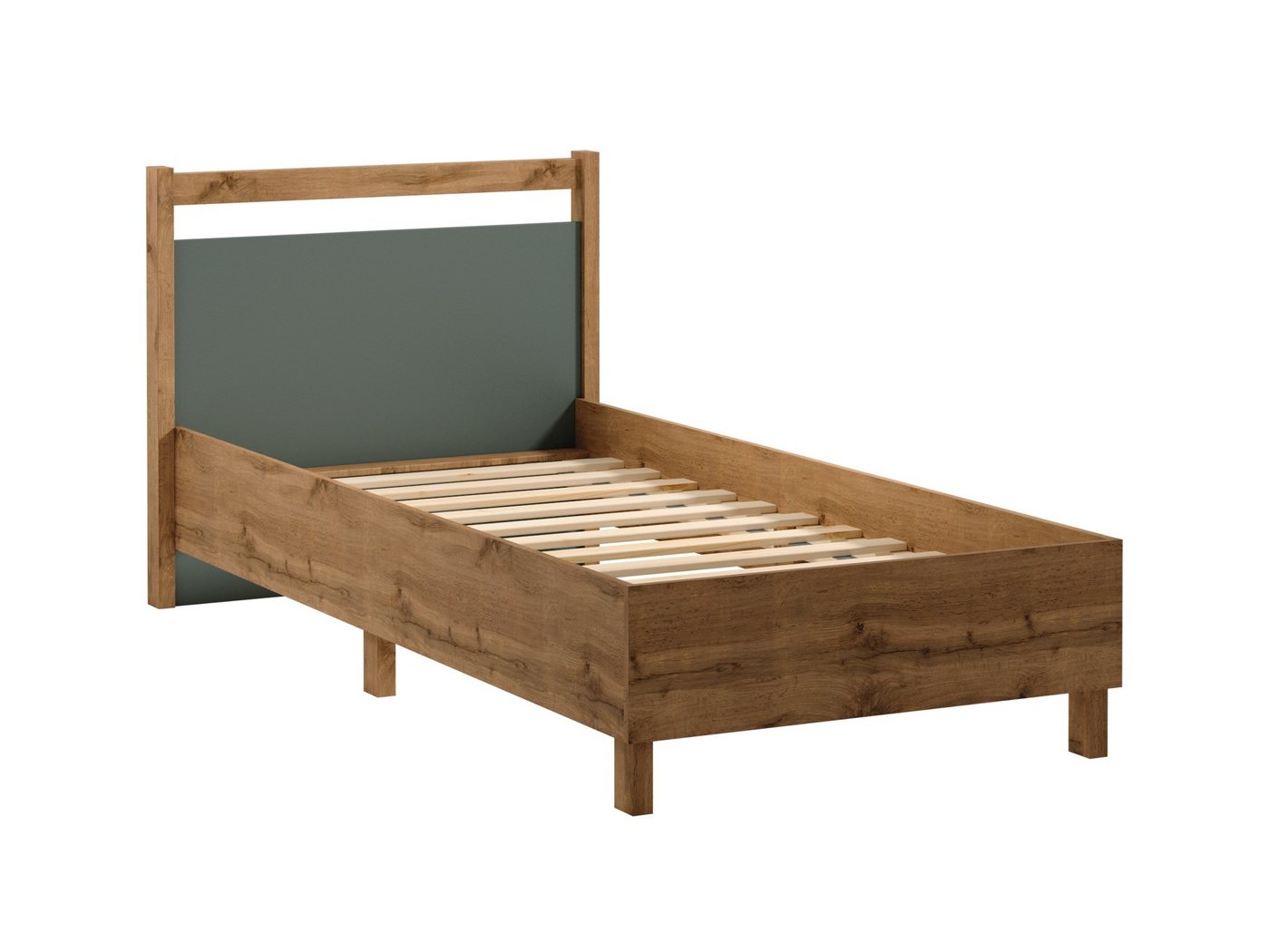 ROYAL24_MARKT Holzbett - Ihr Rückzugsort für erholsame Nächte. (Bett, 1-tlg., Premium - Indigo), Premium – Schick – Makellos. von ROYAL24_MARKT