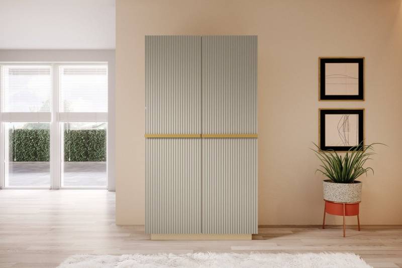 ROYAL24_MARKT Kleiderschrank - Design und Funktion aus einem Guss (Kleiderschrank, 1-St., Premium - NICOLE) Zeitgemäßes Design - Hohe Qualität. von ROYAL24_MARKT