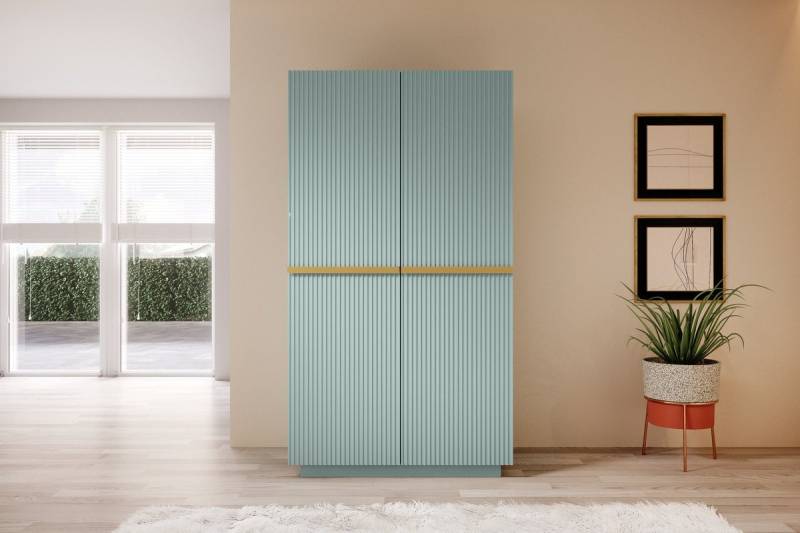 ROYAL24_MARKT Kleiderschrank - Design und Funktion aus einem Guss (Kleiderschrank, 1-St., Premium - NICOLE) Zeitgemäßes Design - Hohe Qualität. von ROYAL24_MARKT