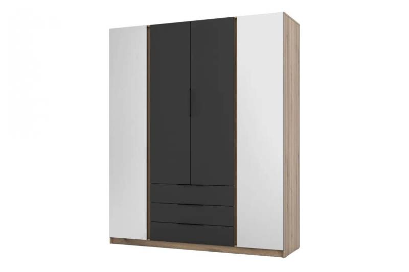 ROYAL24_MARKT Kleiderschrank - Eleganter mit geräumigen Fächern. (Kleiderschrank, 1-St., Premium - Sansi) Premium – Schick – Makellos von ROYAL24_MARKT