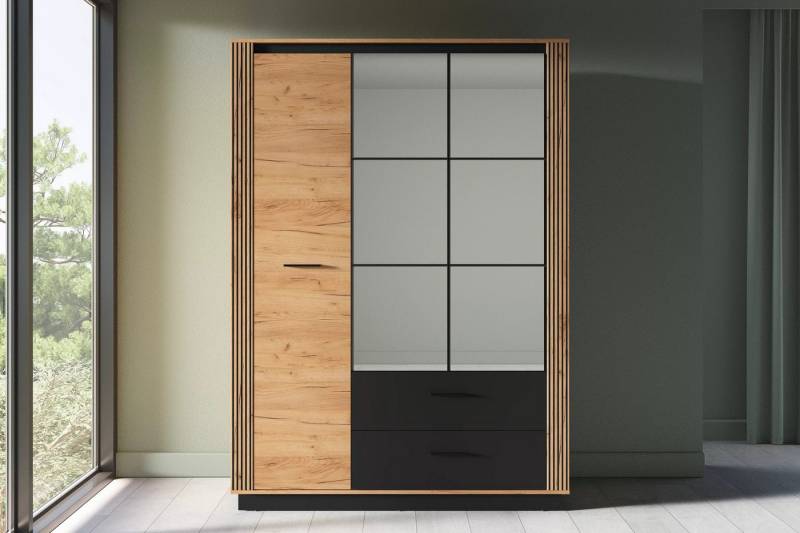 ROYAL24_MARKT Kleiderschrank - Geräumiger für perfekte Organisation. (Kleiderschrank, 1-St., Premium - Clawi) Hochwertig – Klassisch – Stilvoll von ROYAL24_MARKT