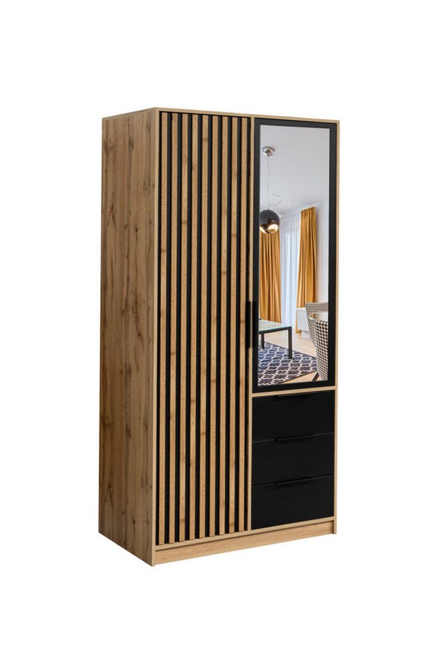 ROYAL24_MARKT Kleiderschrank - Stilvolle Lösungen für Ihren perfekten Kleiderschrank. (Kleiderschrank, 1-St., Halle D) Modern, elegant, funktional, zeitgemäß. von ROYAL24_MARKT