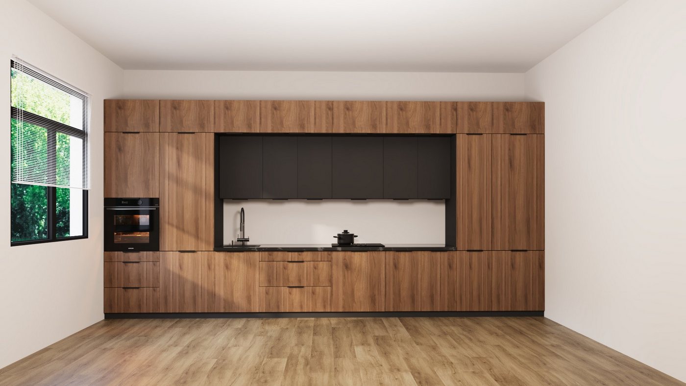 ROYAL24_MARKT Küchenzeile K108-G490 - Alles griffbereit und gut organisiert, (Komplett Set), Top Qualität - Modernes Design - Feinste Materialien von ROYAL24_MARKT