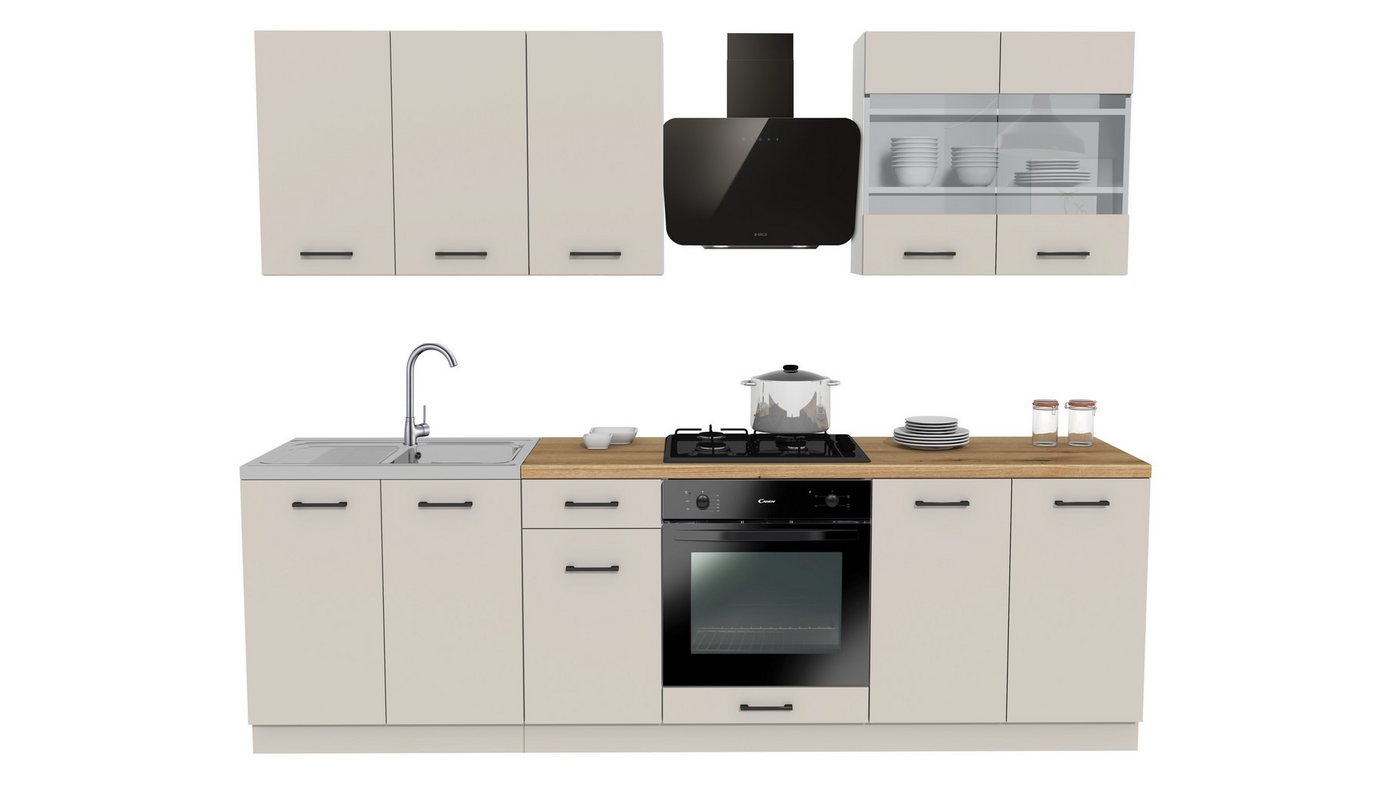 ROYAL24_MARKT Küchenzeile - SIMPLY Z1 260 cm - Trend Modern Concept, (Komplett Set), Premium - Modern - Exzellent von ROYAL24_MARKT