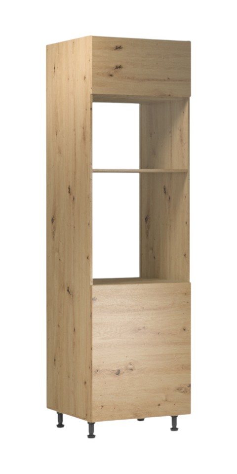 ROYAL24_MARKT Backofenumbauschrank - Effiziente Integration Ihrer Mikrowelle (Mikrowellenumbauschrank, 1-St., Langen D60PM) Beste Güte - Innovatives Design - Modern. von ROYAL24_MARKT