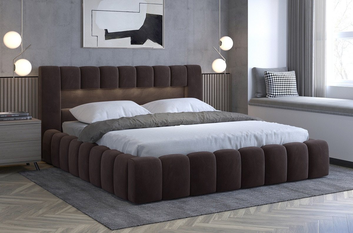 ROYAL24_MARKT Polsterbett - Erhalten Sie Premium-Qualität für ruhige Nächte (Bett, 1-tlg., Premium - LAMICA), Exklusive Designs: Raffinierte Eleganz. von ROYAL24_MARKT