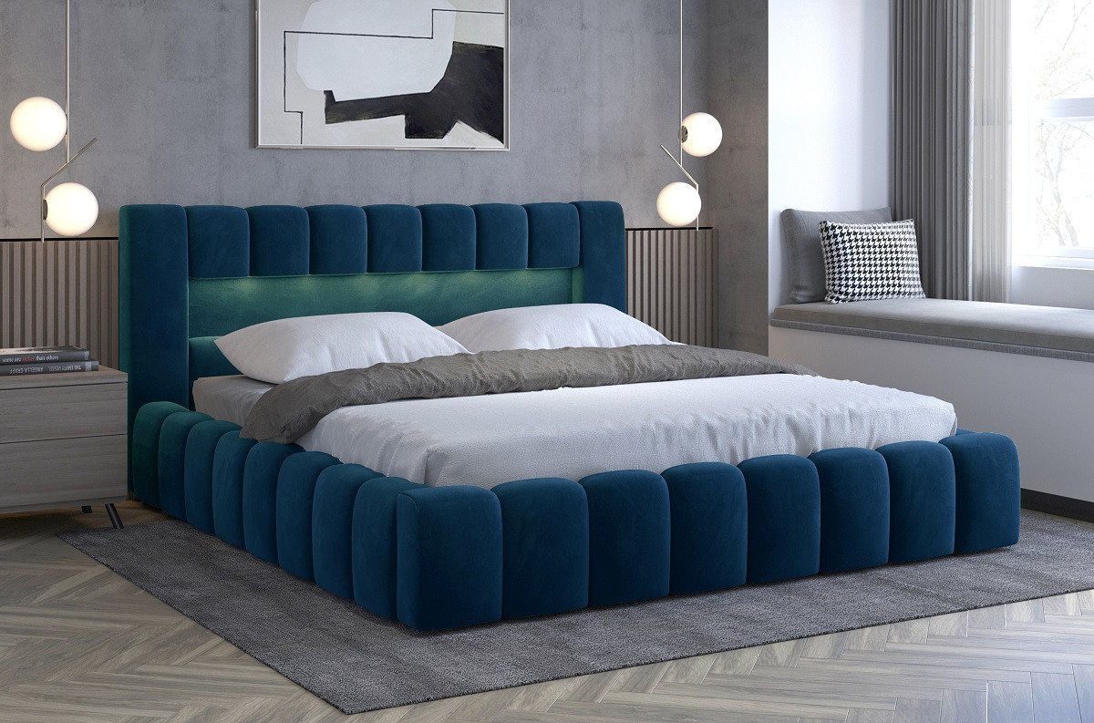 ROYAL24_MARKT Polsterbett - Erhalten Sie Premium-Qualität für ruhige Nächte (Bett, 1-tlg., Premium - LAMICA), Exklusive Designs: Raffinierte Eleganz. von ROYAL24_MARKT