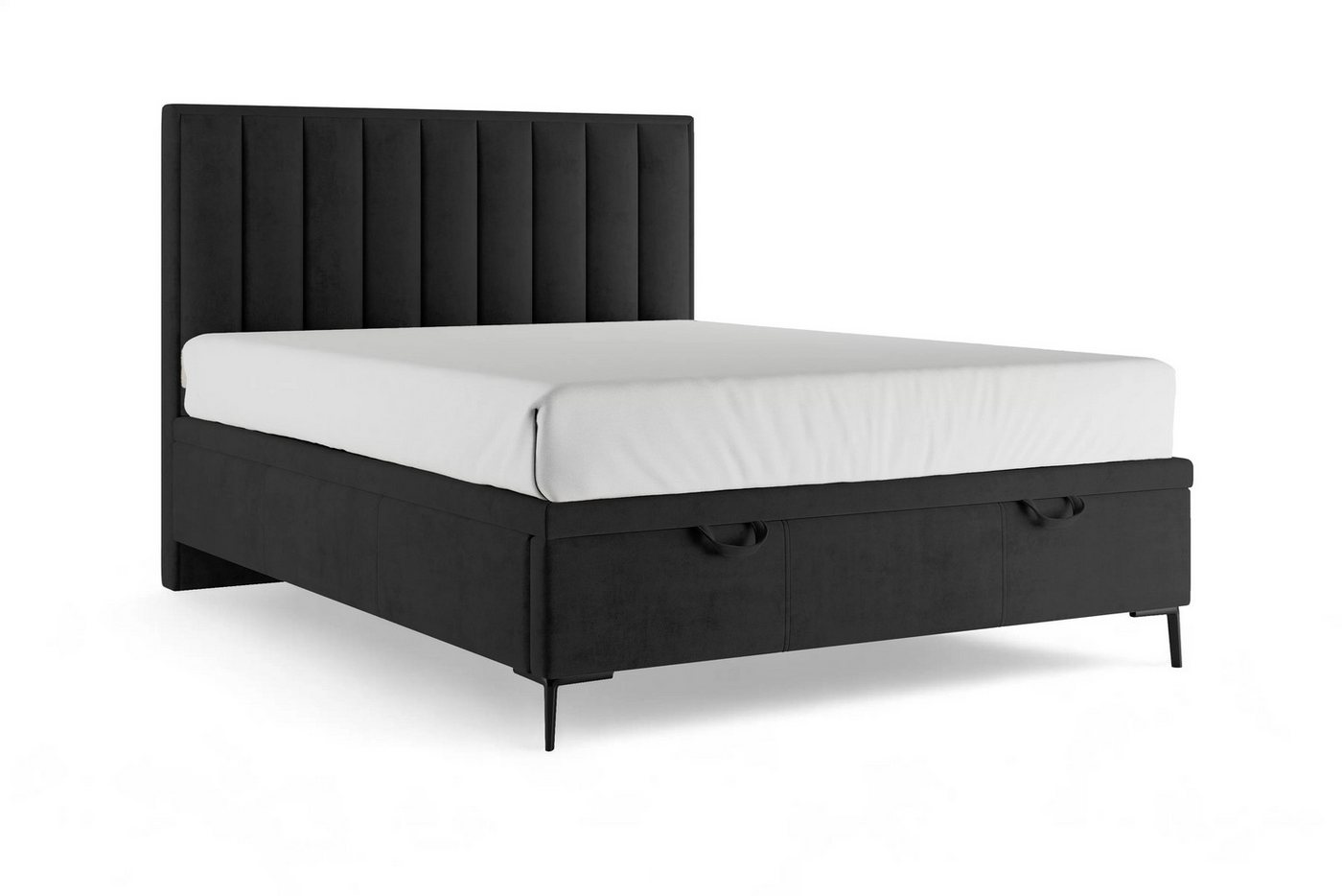 ROYAL24_MARKT Polsterbett - Stilvolles Polsterbett in neutralen Farben (Bett, 1-tlg., Premium -Misel), Premium Stoffe - Stilvoll - Hervorragend. von ROYAL24_MARKT