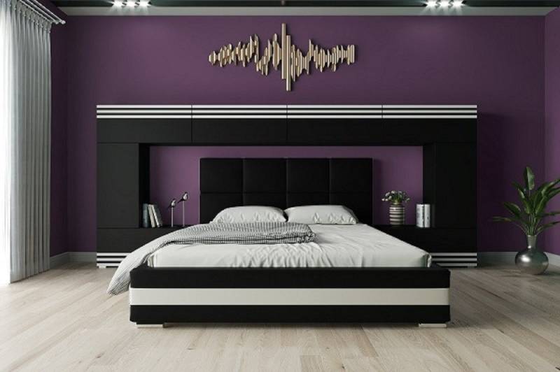 ROYAL24_MARKT Schlafzimmer-Set - Bett mit Panama Schränken, (Komplett Set, 8-St., Neues Modell - Panama 6), Nachhaltiger Ansatz - Inspiriert Kreativität von ROYAL24_MARKT
