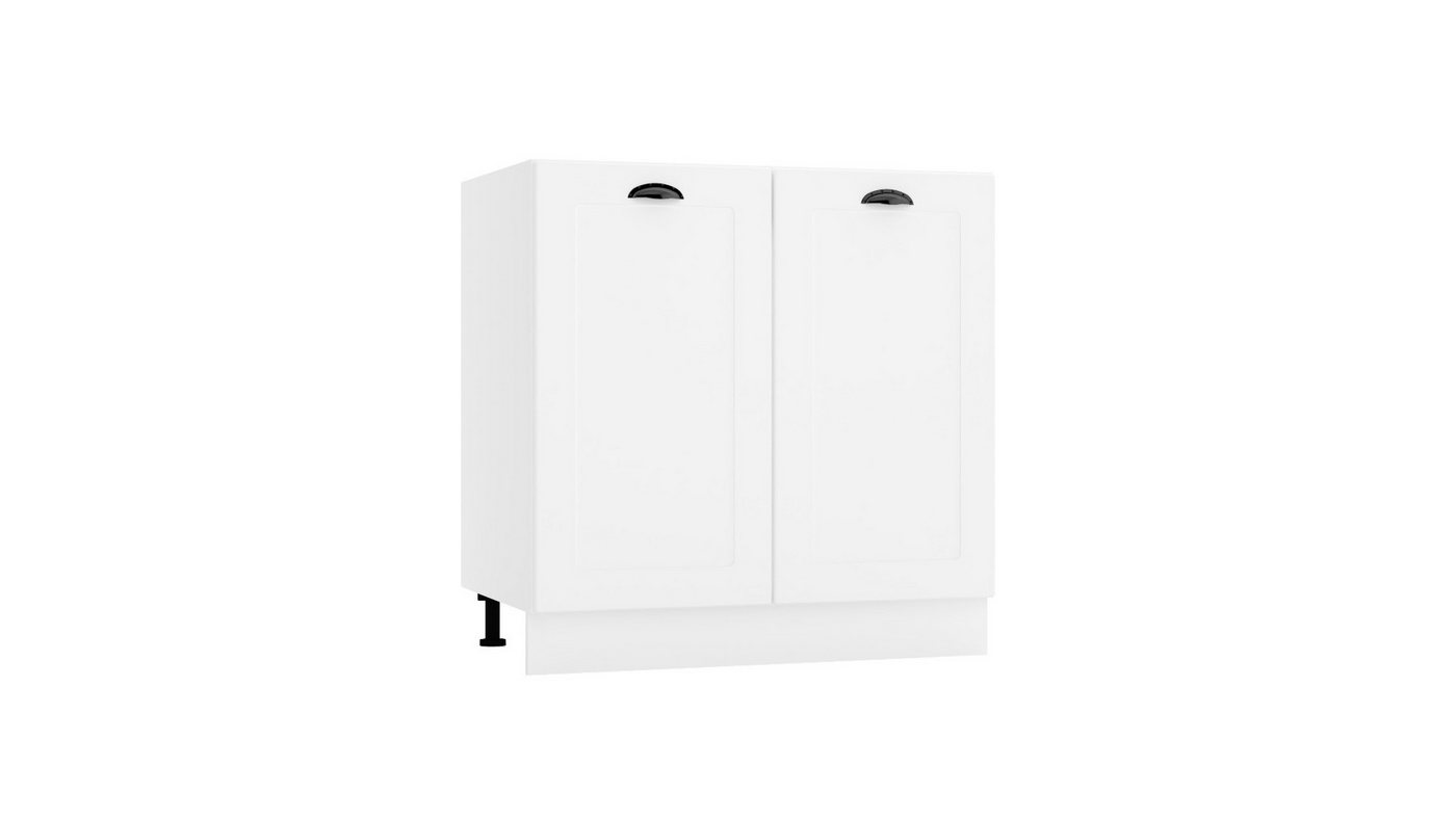 ROYAL24_MARKT Spülenunterschrank - D80ZL P/L (S1500/16) - ADELE - Praktische Küchenlösung (Küchen Spülenunterschrank, 1-St., D80ZL P/L) Zeitlos - Exklusiv - Top Qualität von ROYAL24_MARKT