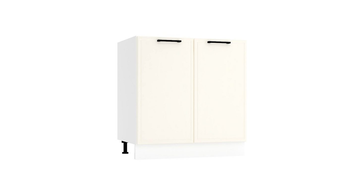 ROYAL24_MARKT Spülenunterschrank - D80ZL P/L (S1800/35) - EMILY - Praktische Küchenlösung (Küchen Spülenunterschrank, 1-St., Premium - EMILY) Edle Stoffe - Schickes Design - Top Verarbeitung von ROYAL24_MARKT