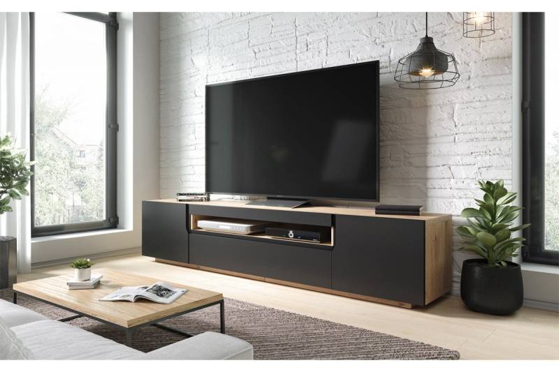 ROYAL24_MARKT TV-Schrank - Eine innovative Lösung zur Raumausnutzung (TV Schrank, 1-St., Premium - LOFTIA) Einfach herunterzuladen - luxuriöses Design. von ROYAL24_MARKT