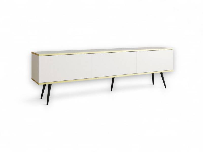 ROYAL24_MARKT TV-Schrank - Mit luxuriöser Eleganz gestaltet, mit schwarzen Beinen, 175 cm (TV-Schrank, 1-St., Premium - Oris) Top – Zeitlos – Exklusivز von ROYAL24_MARKT
