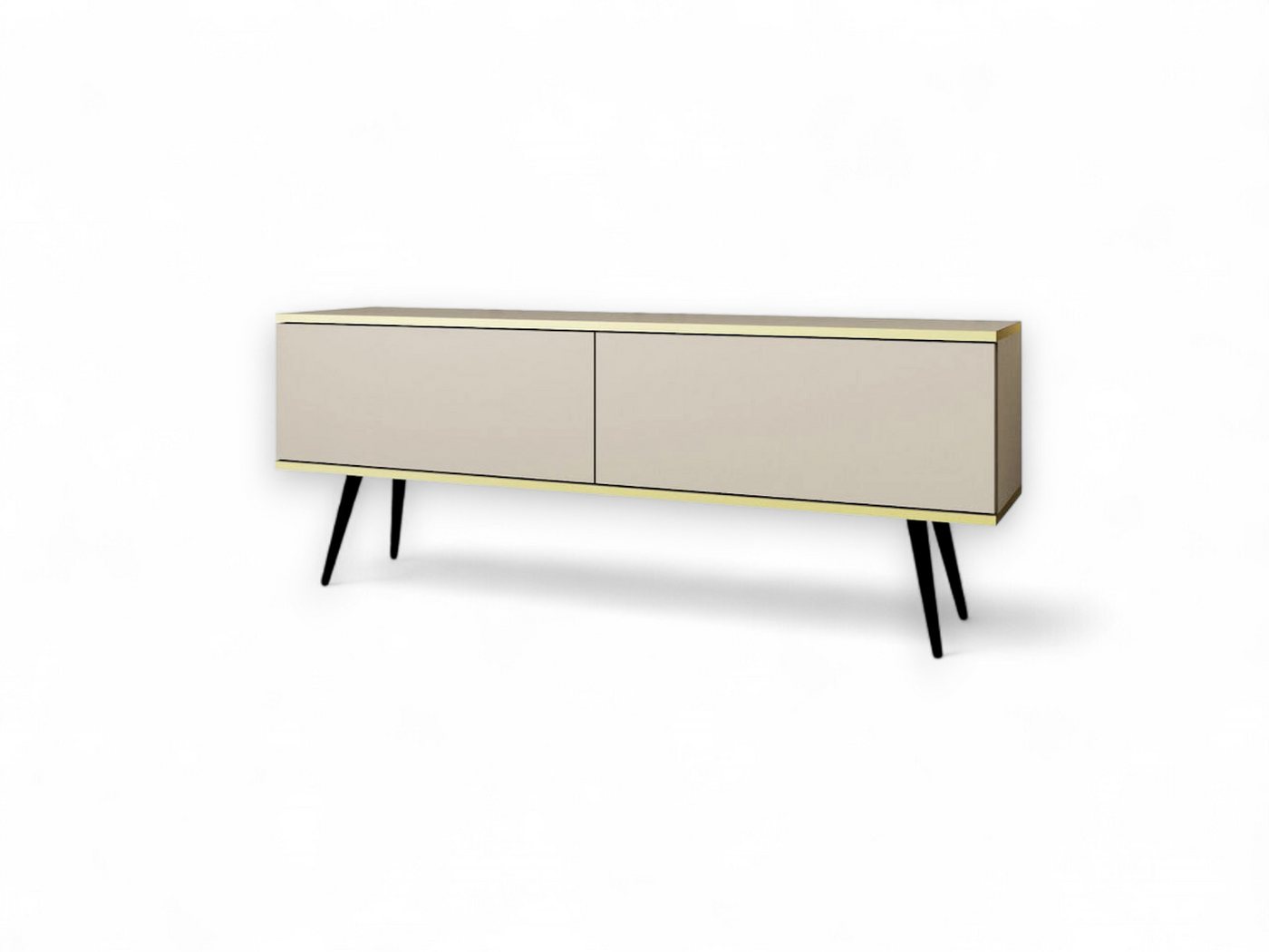 ROYAL24_MARKT TV-Schrank - Oris mit schwarzen Beinen Glamour Style (135 cm). (TV-Schrank, 1-St., Premium - Oris) Top – Fein – Präzise. von ROYAL24_MARKT