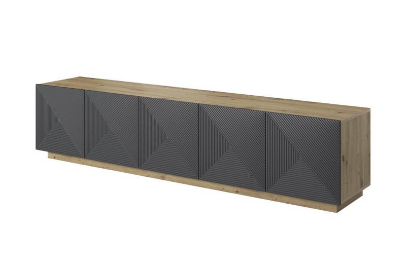 ROYAL24_MARKT TV-Schrank - Platzsparendes Möbelstück für Ihre Mediengeräte (TV-Schrank, 1-St., Premium - ASHA) Top Qualität - Modernes Erscheinungsbild - Feinste Materialien. von ROYAL24_MARKT