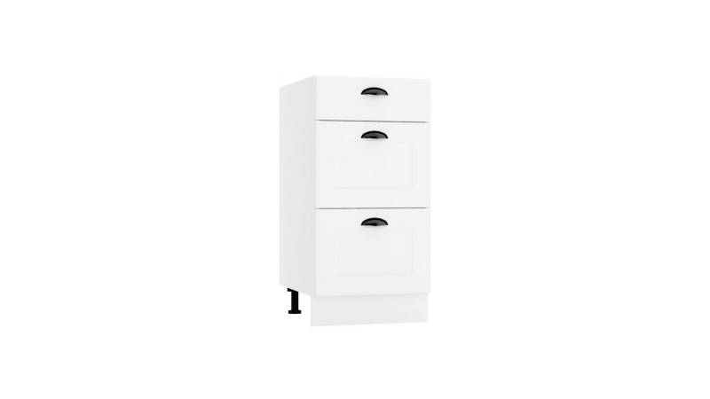 ROYAL24_MARKT Unterschrank - D40S3 (S1500/5) - ADELE - 3 Schubladen für Organisation (Küchen Unterschrank, 1-St., Premium - ADELE) Top Qualität - Modernes Design - Feinste Materialien von ROYAL24_MARKT