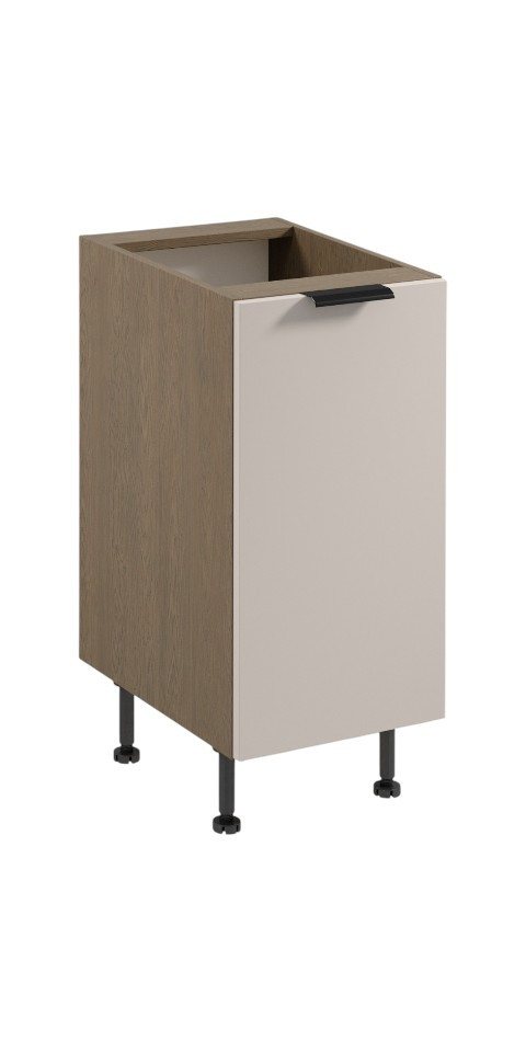 ROYAL24_MARKT Unterschrank - Die Basis für eine gut organisierte Küche. (Küche Unterschrank, 1-St., Premium - Sorento Beige - D30 P/L) Edle Stoffe - Schickes Design - Top Verarbeitung. von ROYAL24_MARKT