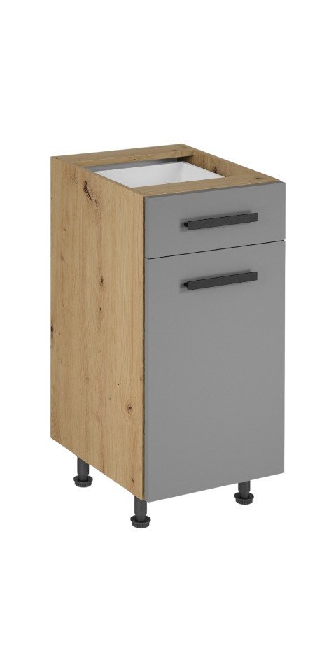 ROYAL24_MARKT Unterschrank - Effiziente Aufbewahrungslösung für den unteren Küchenbereich (Unterschrank, 1-St., Langen- D40S1) Beste Güte - Innovativ - Modern. von ROYAL24_MARKT