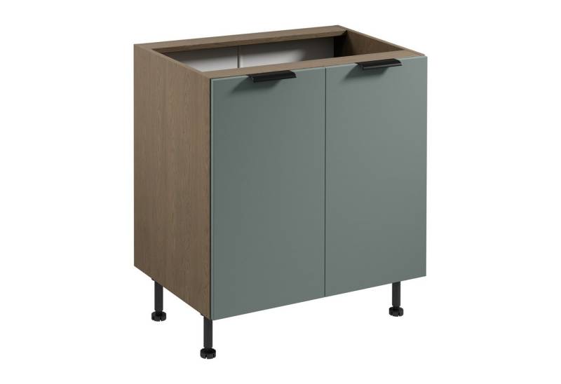ROYAL24_MARKT Unterschrank - Effiziente Nutzung des verfügbaren Raums. (Küche Unterschrank, 1-St., Premium - Sorento Grün - D80) Edles Design - Top Material - Hochwertig. von ROYAL24_MARKT