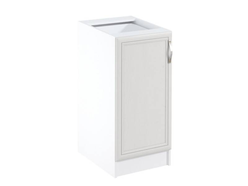 ROYAL24_MARKT Unterschrank - Funktionalität und Stil in einem (Unterschränk, 1-St., Premium - Sycylia Weiß D40) Premium Stoffe - Modernes Aussehen - Erstklassig. von ROYAL24_MARKT