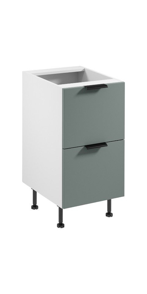 ROYAL24_MARKT Unterschrank - Modernes Design für Ihre Küchenmöbel (Küche Unterschrank, 1-St., Premium - Sorento Weiß Grün) Feinste Qualität - Modern - Zeitlos. von ROYAL24_MARKT