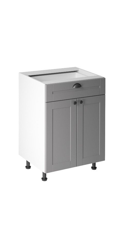 ROYAL24_MARKT Unterschrank - Optimale Organisation für Ihre Utensilien (Unterschrank, 1-St., Linea - D60S1) Edle Materialien - Stilvolles Design - Hohe Qualität von ROYAL24_MARKT