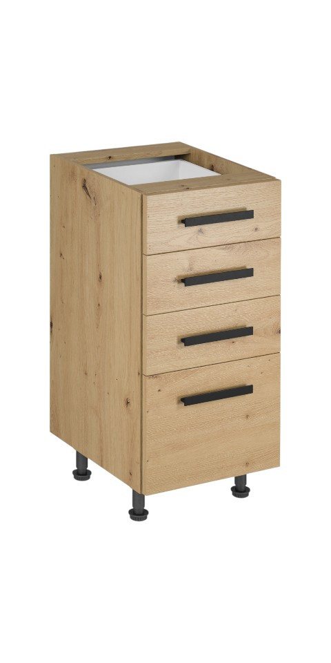 ROYAL24_MARKT Unterschrank - Platzoptimierte Lösung für den unteren Stauraum (Unterschrank, 1-St., Langen - D40S4) Beste Güte - Innovativ - Modern. von ROYAL24_MARKT