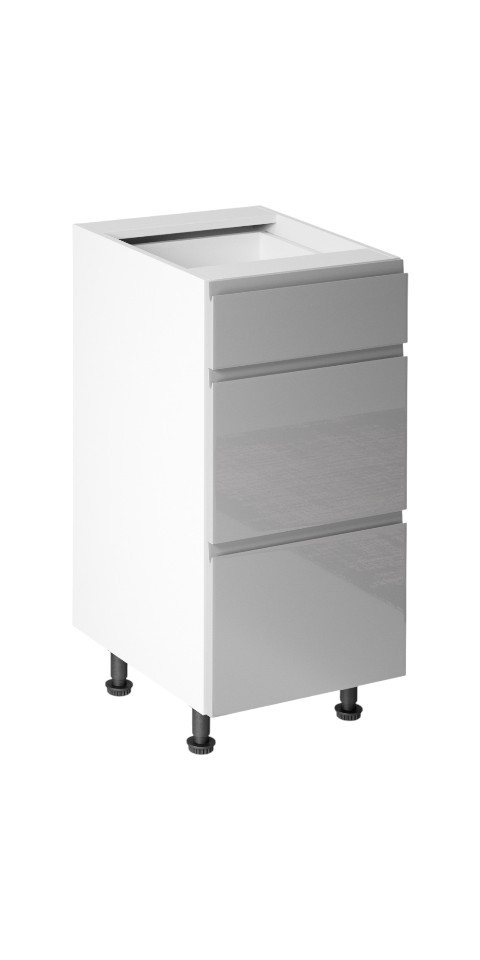 ROYAL24_MARKT Unterschrank - Platzsparende Lagerung für Bodennähe (Unterschrank, 1-St., Aspen D40S3) Hochwertig - Modernes Flair - Exklusiv. von ROYAL24_MARKT