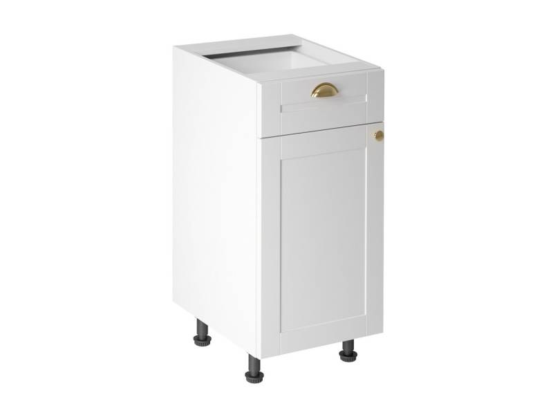 ROYAL24_MARKT Unterschrank - Platzsparende Stauraumwunder (Unterschrank, 1-St., Premium - Linea D40S1) Edle Stoffe - Schickes Design - Top Verarbeitung. von ROYAL24_MARKT