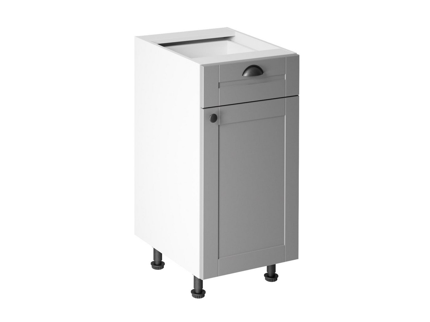 ROYAL24_MARKT Unterschrank - Platzsparende Stauraumwunder (Unterschrank, 1-St., Premium - Linea D40S1) Edle Stoffe - Schickes Design - Top Verarbeitung. von ROYAL24_MARKT