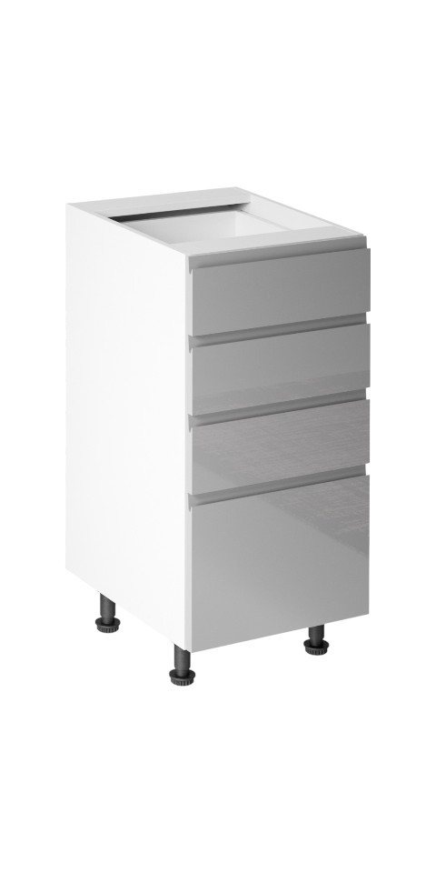 ROYAL24_MARKT Unterschrank - Robust und leistungsstark für den aktiven Küchenalltag. (Unterschrank, 1-St., Aspen D40S4) Feinste Qualität - Modern - Zeitlos. von ROYAL24_MARKT