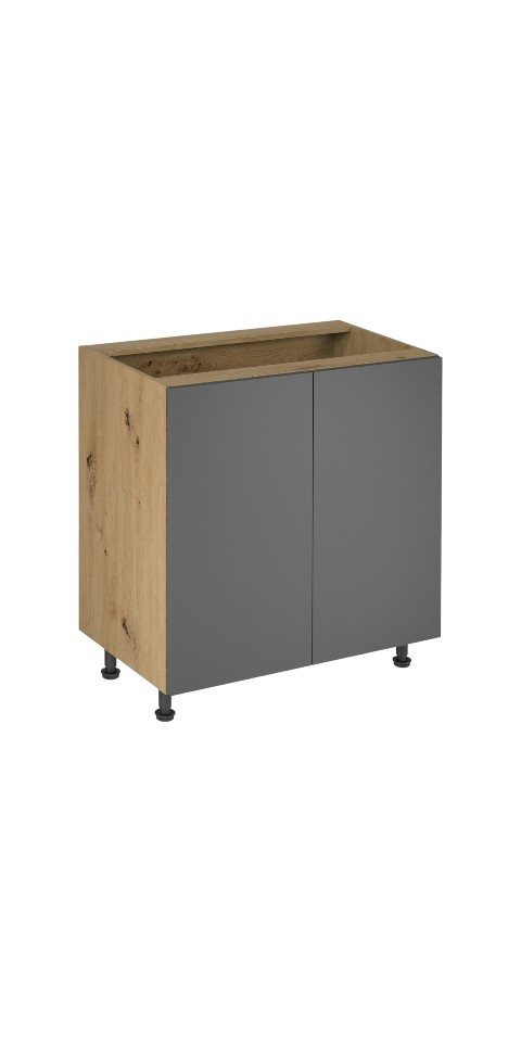 ROYAL24_MARKT Unterschrank - Robuster Unterschrank für langlebige Nutzung (Unterschrank, 1-St., Langen - D80) Top Materialien - Zeitloser Stil - Beste Verarbeitung. von ROYAL24_MARKT