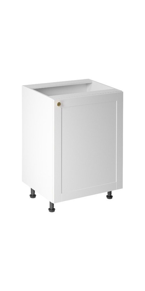 ROYAL24_MARKT Unterschrank - Versteckter Stauraum für eine aufgeräumte Küche (Unterschränk, 1-St., Linea D60-P/L) Feinste Qualität - Modern - Zeitlos von ROYAL24_MARKT