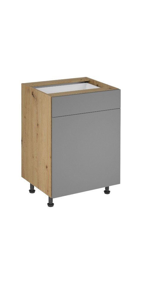 ROYAL24_MARKT Unterschrank - Vielseitiger Unterschrank für Ihre Küche (Unterschrank, 1-St., Langen -D60S1) Edle Materialien - Stilvolles Design - Hohe Qualität. von ROYAL24_MARKT