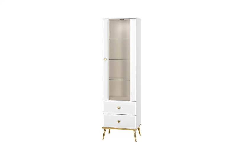 ROYAL24_MARKT Vitrine - Praktische Vitrine mit Glasfronten (Vitrine, 1-St., Premium -Riomi) Exklusives Design – Premium Materialien – Zeitlose Klasse. von ROYAL24_MARKT