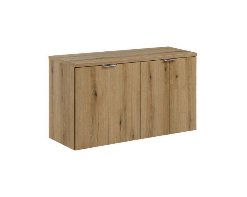 ROYAL24_MARKT Waschbeckenunterschrank - Nova Oak N - Mit Erhältlich in 3 Arbeitsplattenfarben 100 cm (Waschbeckenunterschrank, 3-St., Premium - Nova Oak N) Beste – Elegant – Perfekt. von ROYAL24_MARKT