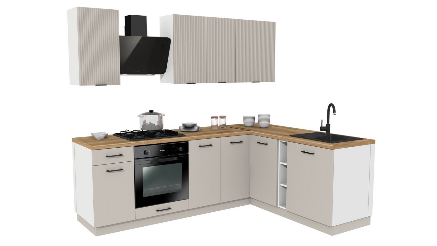 ROYAL24_MARKT Winkelküche - SIMPLY Z2 - Modern Matt Edition, (Komplett Set), Feinste Qualität - Modern - Zeitlos von ROYAL24_MARKT